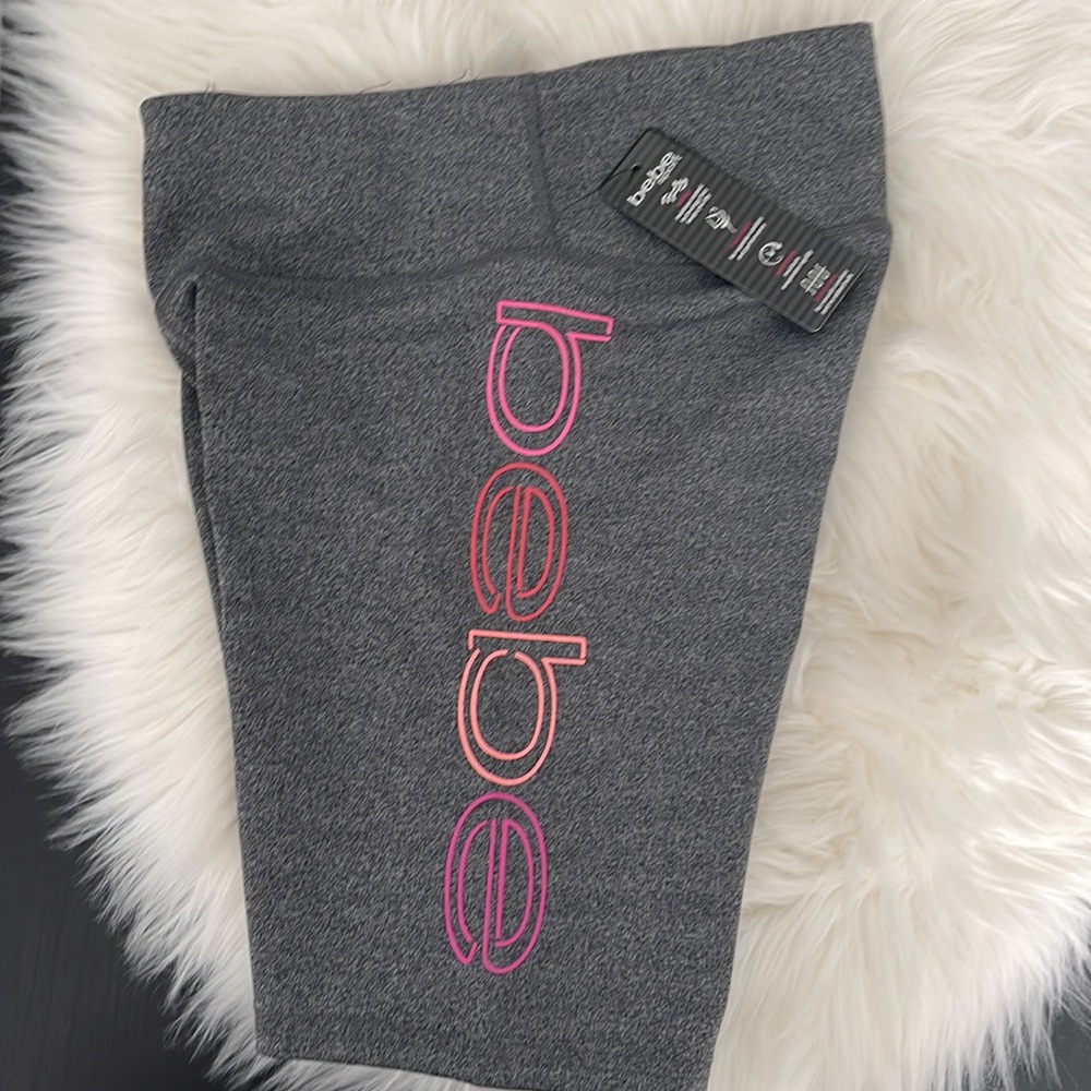 NWT bebe sport Logo Bike Shorts